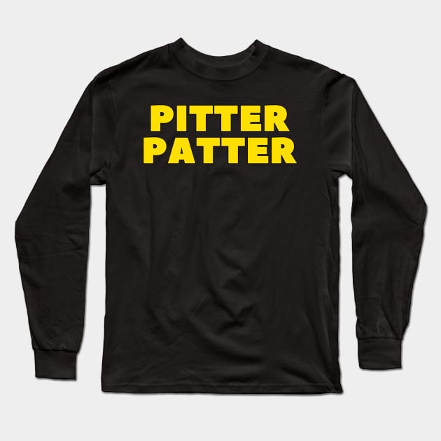 PITTER PATTER Long Sleeve T-Shirt by HOCKEYBUBBLE